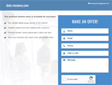 Tablet Screenshot of data-recovery.com